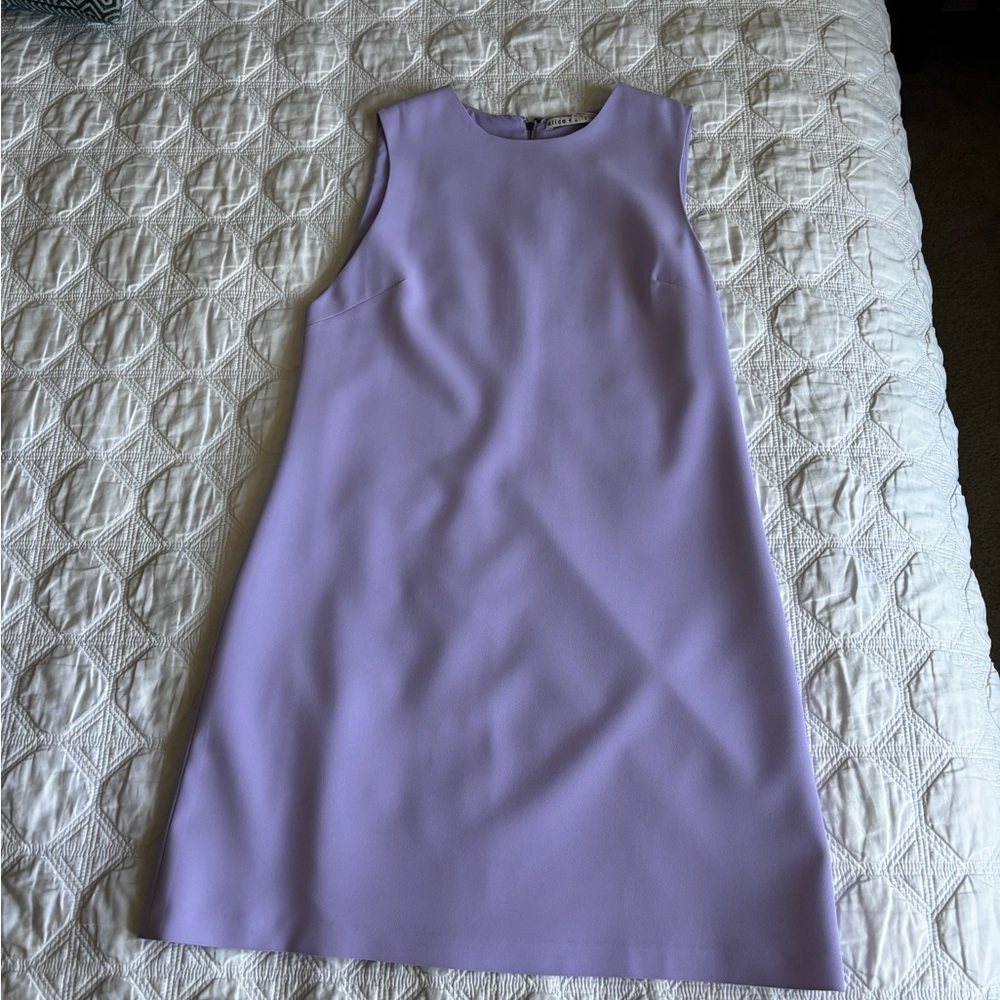 Alice & Olivia Sleeveless Lavender Dress